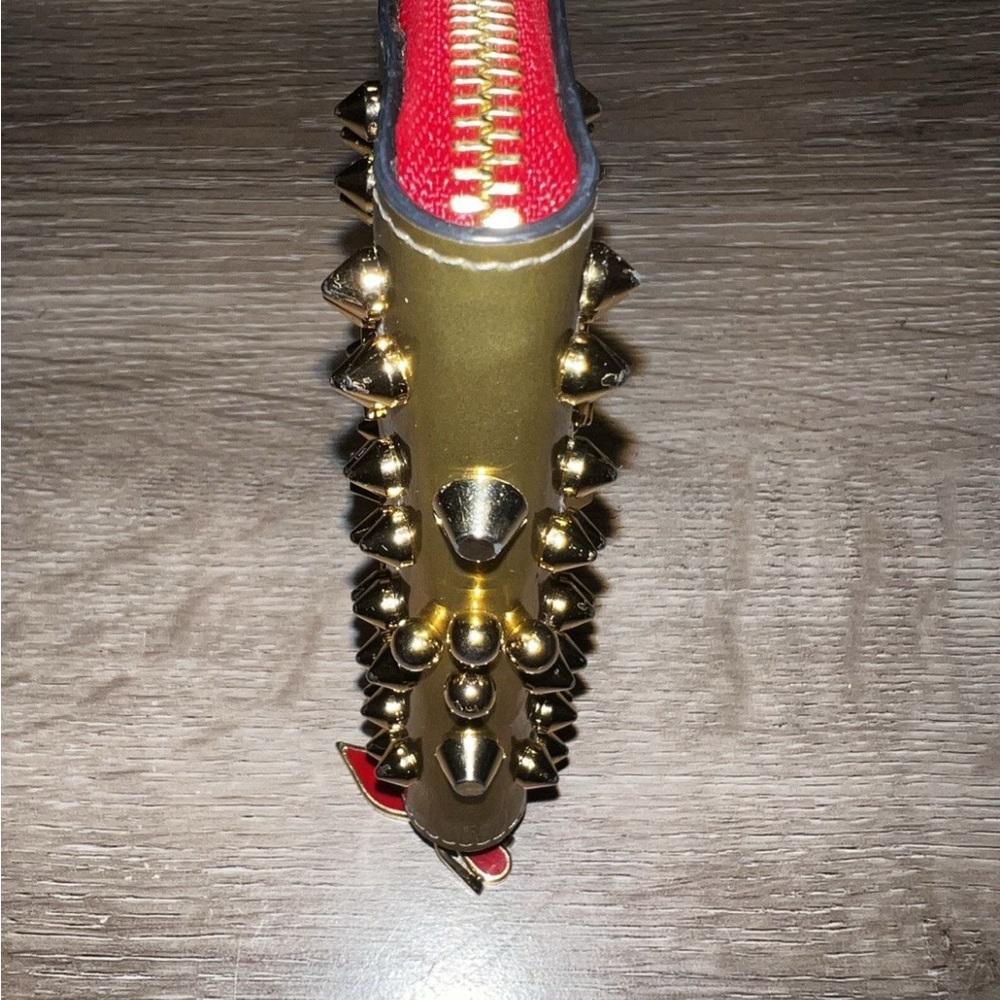 Christian Louboutin Key Pouch and Gold Key Ring - Picture 5 of 12